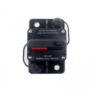 12V 24VDC 60A 80A 100A 15A 15A 150A 200A 25ACA 300A 300A Black Dath Dath Córas Gréine Ciorcaid Uiscedhíonach Athshocraigh Inverter Fuse